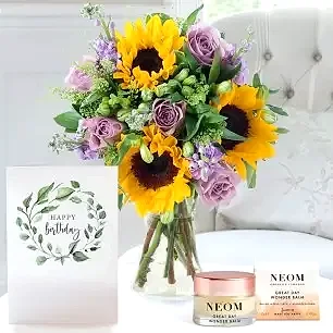 Summer Martini, NEOM Great Day Wonder Balm (12g) & Birthday Card