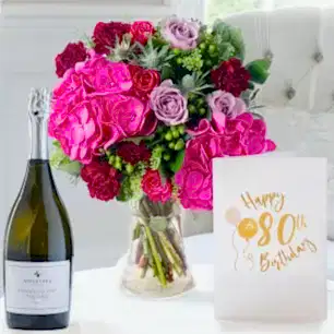 Daiquiri, Appleyard Prosecco (75cl) & 80th Birthday Card