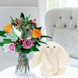 Glaze & Jellycat® Cream Bunny