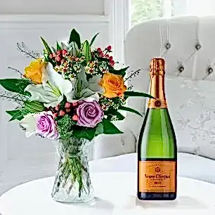 Glaze & Veuve Clicquot