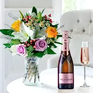 Glaze & Moët Rosé