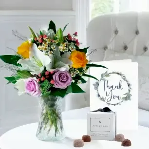 Glaze, 6 Mixed Truffles & Thank You Card