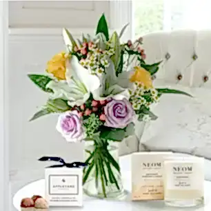 Glaze, NEOM Candle & 6 Mixed Truffles