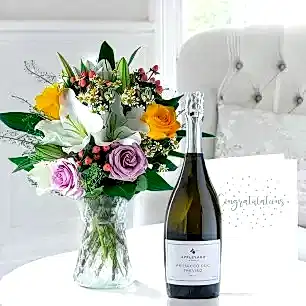 Glaze, Prosecco & Congratulations Card