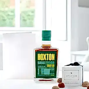 Hoxton Banana Rum (50cl), 6 Handmade Chocolate Truffles & Occasion Card