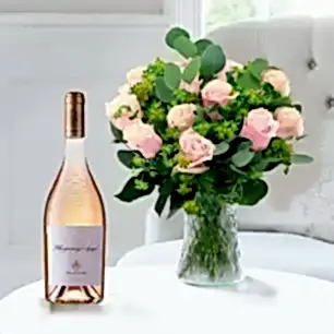 Sorbet Roses & Whispering Angel