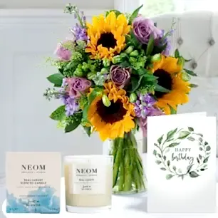 Summer Martini, NEOM Luxury Candle (185g) & Birthday Card